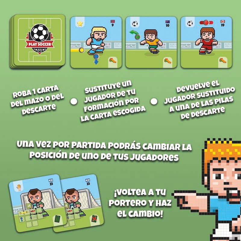 Juego de cartas Play Soccer