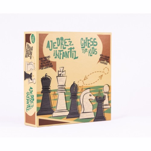 OCACHESS AJEDREZ PINTABLE PARA NIÑOS